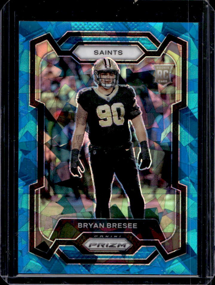 2023 Panini Prizm Bryan Bresee Blue Ice RC #15/99 #372 Saints
