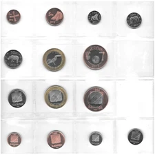 KATANGA 1 FRANC - 250 FRANCS 2013 7 ESSAI Fantasy Issue Coins, Rare. QQ5