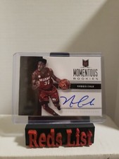 2012-13 Panini Momentum Momentous Rookies Auto Norris Cole #22 Miami Heat