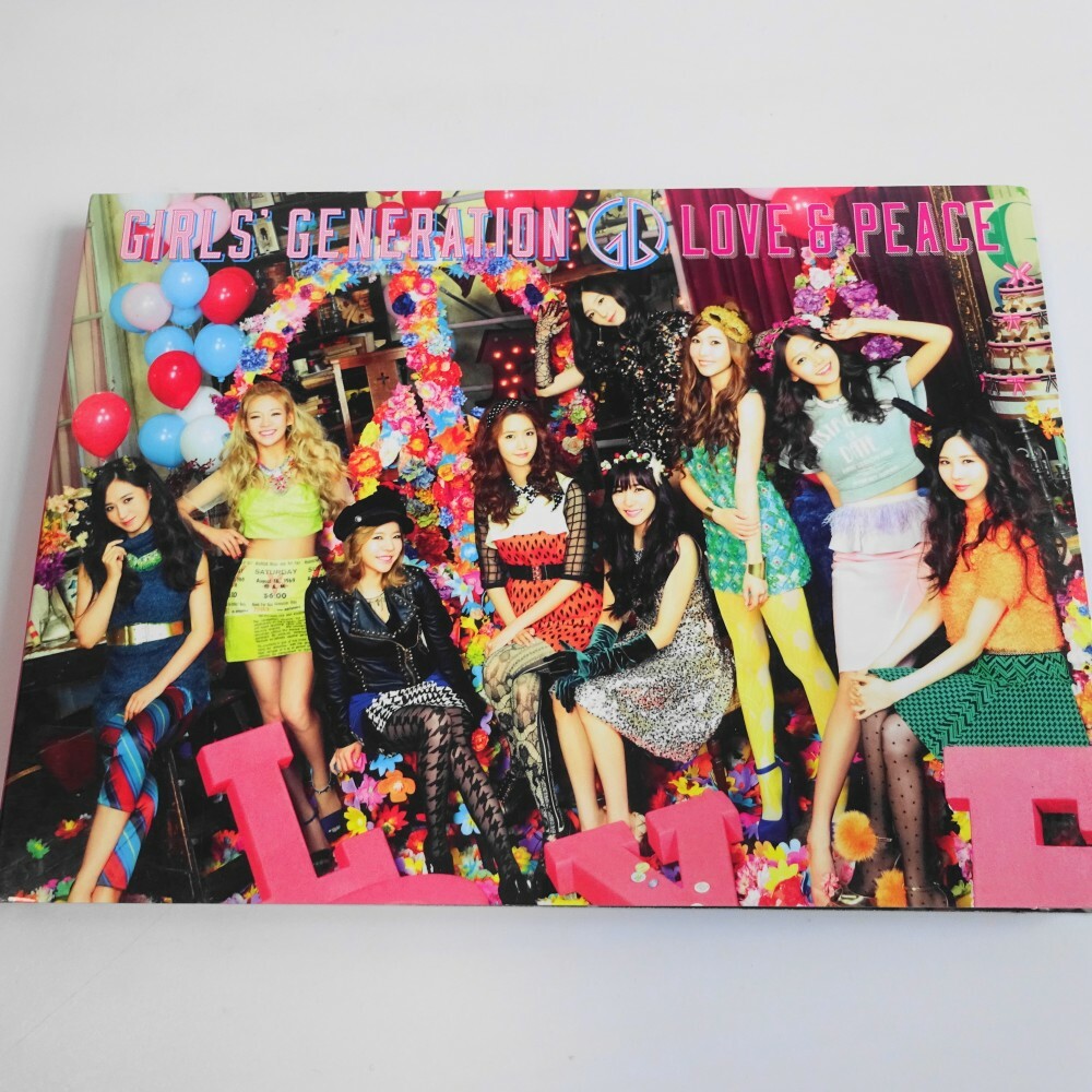 SNSD LOVE & PEACE GIRLS' GENERATION JAPAN CD+DVD