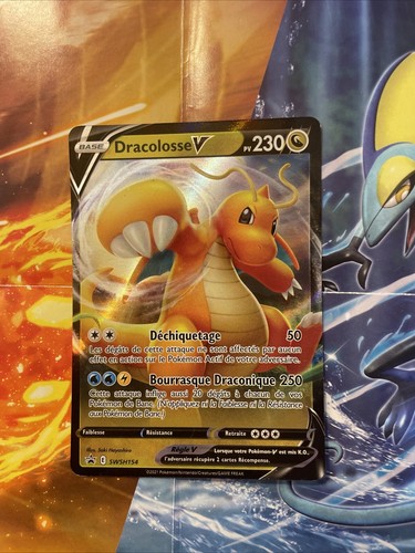 Carte Pokémon Dracolosse V Swsh154 Promo Épée Et Bouclier