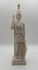 Athena 16” Statue Sculpture Figure Minerva Greek Roman Goddess Handmade 3.15 lbs