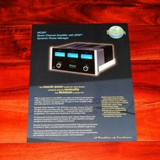 McIntosh MC207 7 channels seven power amplifier brochure original prospekt info