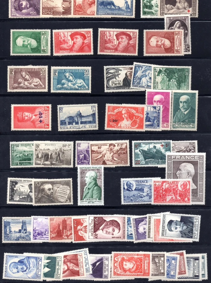 FRANCE 1928-1944 COLLECTION OF 104 SEMI POSTALS MOST COMPLETE SETS - Image 3 of 4
