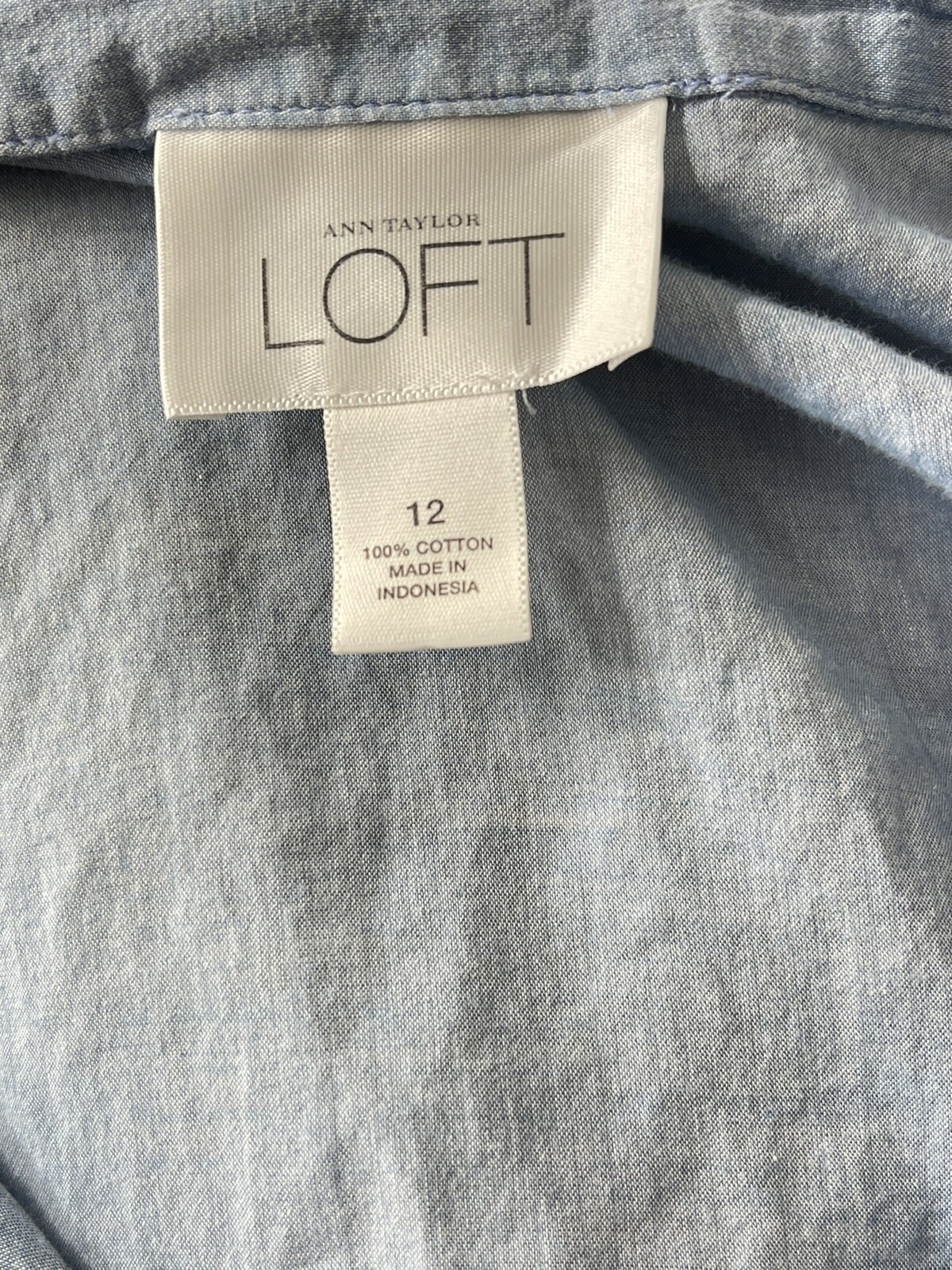 Ann Taylor Loft Blouse button down sleeveless - image 4