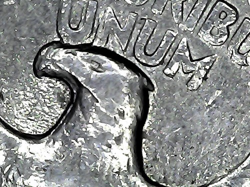 1994 p quarter error die doubling on the obverse and reverse.