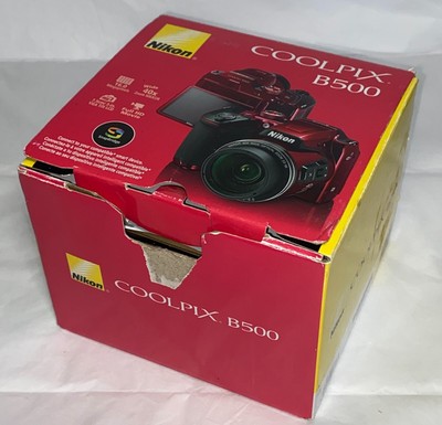 Nikon Coolpix B500 16MP Digital Camera w/40x Zoom Red Read Nikon Coolpix B500 16MP Digital Camera w/40x Zoom Red Read