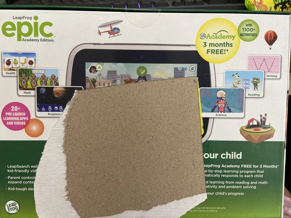 Leap Frog Epic Academy Edition Kids Learning Tablet Quad Core WiFi 16GB - 2C - Image 3 of 3