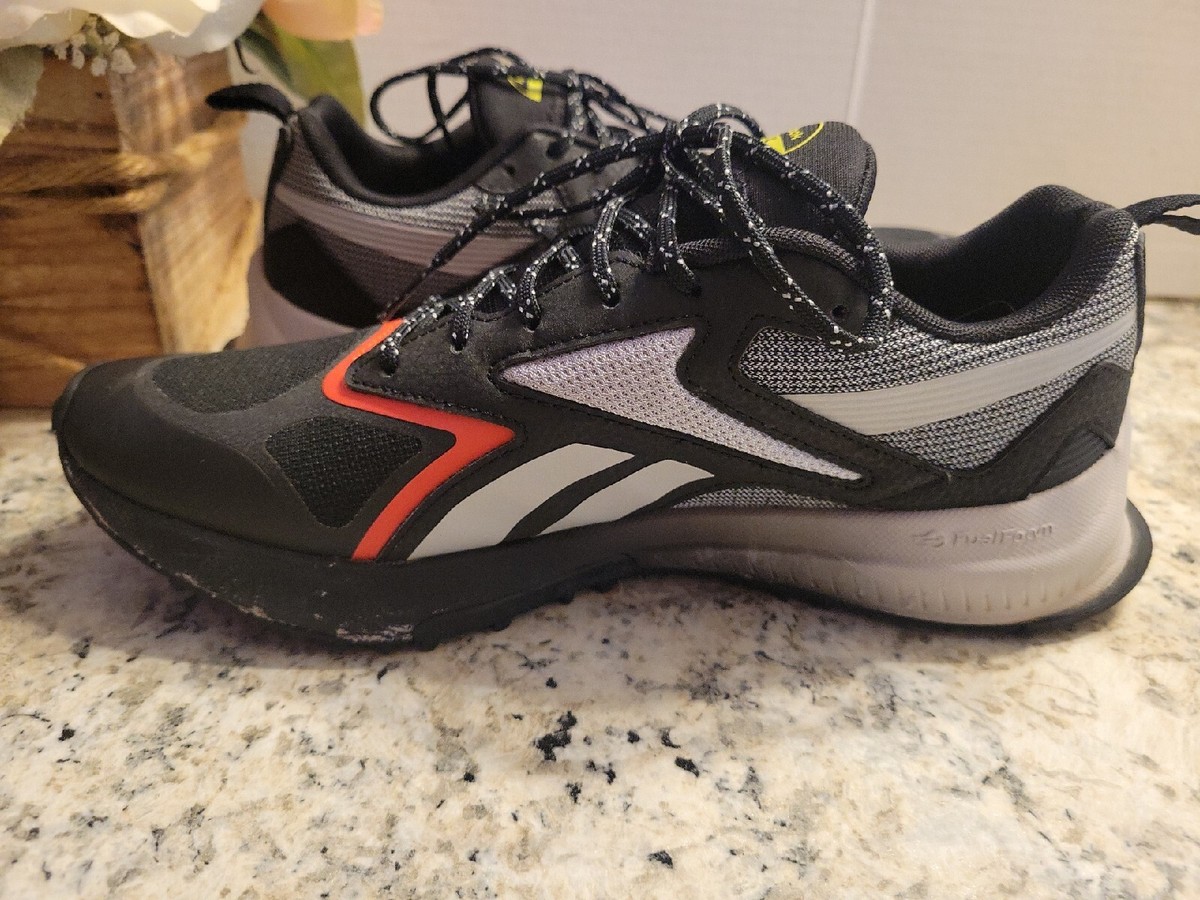 Reebok Advance Trainer Shoes Men Size 8 Gray Black Fuel Foam Comfort Footbed View 5