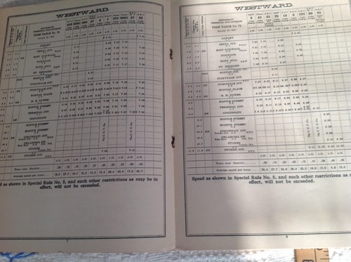 The Baltimore & Ohio RR Co. Time Table #74, 10 pg Unfolded & Well Preserved EC - Picture 9 of 9