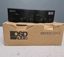 Osd Ssvc2 Speaker Selector, 100 And 200 Watt Power Handling, Black
