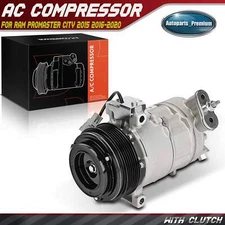 A/C Compressor with 6SBU14C Compressor for Ram ProMaster City 2015-2022 6-Groove