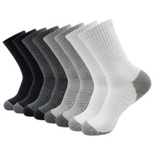 3 pairs of men's basketball sweat-absorbing and breathable sports towel socks