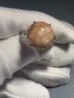 Natural Silicified Coral Fossil Flower Agate Ring/ Adjustable — photo 9