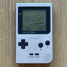 Nintendo Game Boy Pocket MGB-001 Silver Console Handheld Retro Gaming Tested VGC