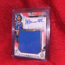 2024-25 Topps Inception Dillon Jones Jumbo Rookie Patch Auto Red Refractor /75