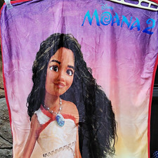 Golden Link Disney Moana 2 Koc obrazkowy, dzieci, wielokolorowy