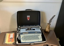 Vtg 1970's Smith Corona Coronet Cartridge 12 Electric Typewriter W/Case Works thumbnail