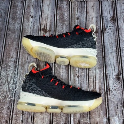 Nike Men's Lebron XV 15 Bright Crimson Sail Grey Black James