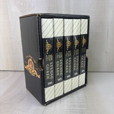 VHS Blank Tapes MGM Studio Grade T-120 Lot of 5 Brand New Sealed In Display Box