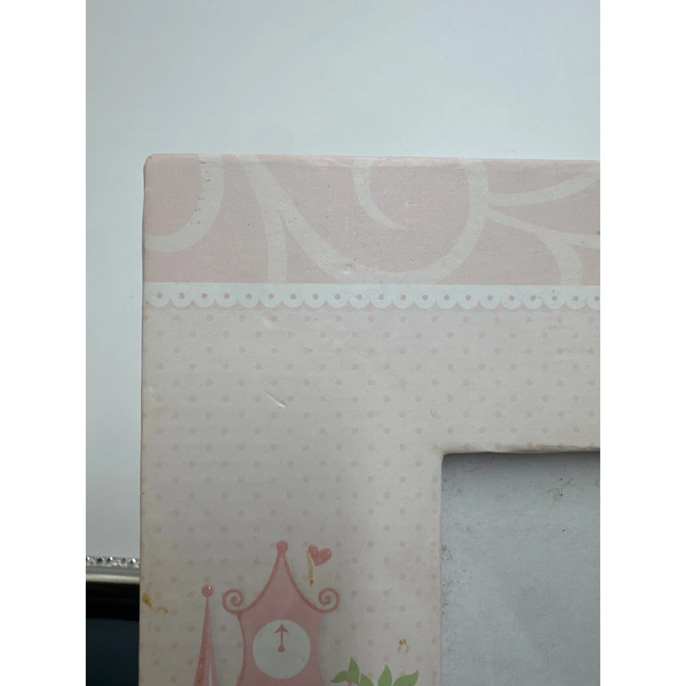 Bebé Disney · 4x6 · Escalones · Castillo Princesa Pequeña Diseño Floral Rosa Foto 4 de 4