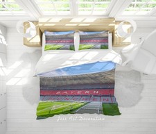 Image of 3D Stadium Bayern Munich Quilt Cover Set Bedding Sets Pillowcases 181