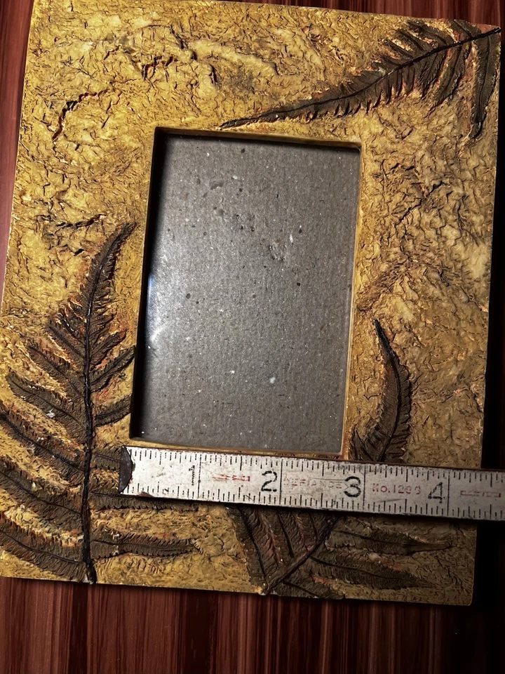 VTG Stone Fern Picture Frame 3D - Image 2 of 4