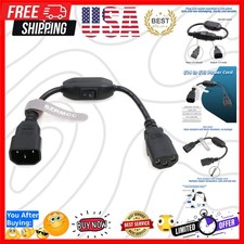 Power Cord Cable IEC 320 C14 to C13 PDU UPS Power Extension Cable with On Off...