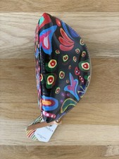 New With Tags NWT Consuela Black Swirl Tool Kit Cosmetic Bag