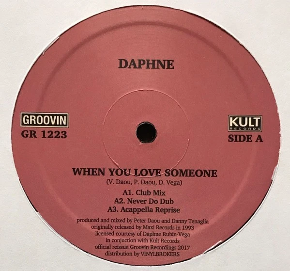 Daphne – When You Love Someone - Groovin Recordings GR1223 - Deep House - Garage - Bild 2 von 2