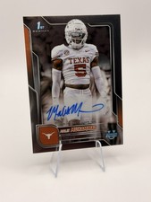 2025 1st Bowman U Chrome Prospect Autos Malik Muhammad (AU, RC) Bears *See info