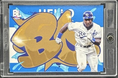 Bo Jackson  RARE BLUE GRAFFITI INVESTMENT CARD KANSAS CITY ROYALS MINT