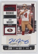 2023 Panini Contenders Rookie Ticket Jake Moody #200 Auto 1q7