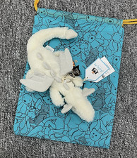 Jellycat Snow Dragon White Plush Keychain Bag Charm Mini Cute NWT Gift 2026