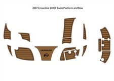 Piattaforma da nuoto Crownline 240EX 2007 pavimento barca ad arco