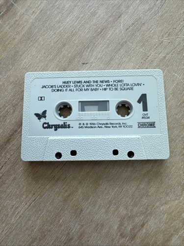 Huey Lewis And The News – Fore! (OVT 41534) 1986 USA Released Cassette - Picture 7 of 7