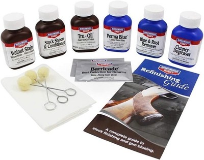 Birchwood Casey Deluxe Perma Blue & Tru-Oil Complete Finishing Kit Multi