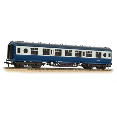 Nebenbahn LMS 57ft ''Bullauloch'' zweiter Korridor BR blau & grau 452A Spurweite OO
