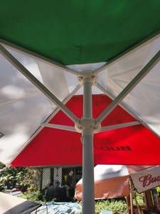 can you use a patio umbrella for stringing lights How to Hang String Lights on Deck
