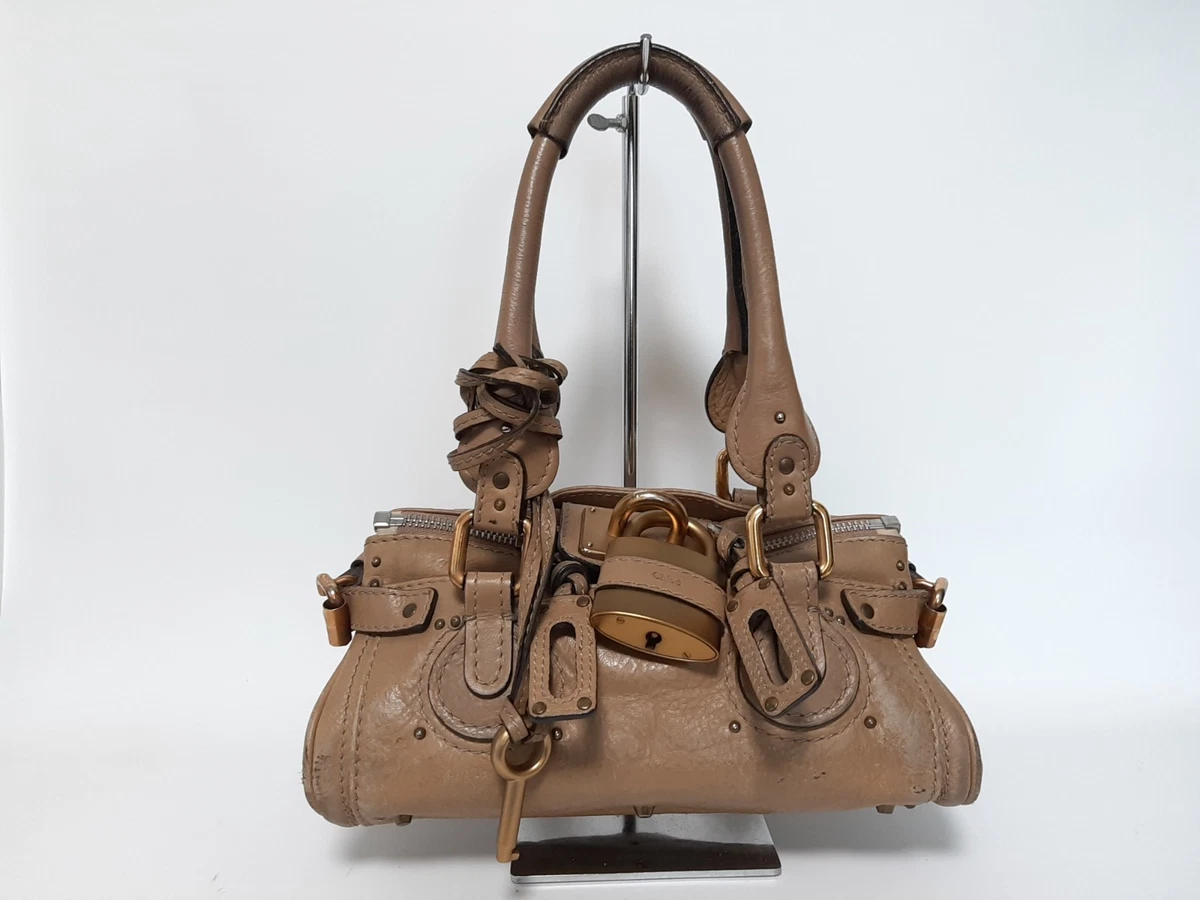Chloé Paddington Mini Leather Exterior Bags & Handbags for Women