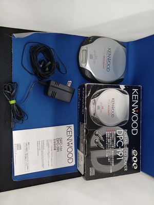 Kenwood DPC-191 Portable CD Player Bass Boost Silver Boxed Vintage Audio JP