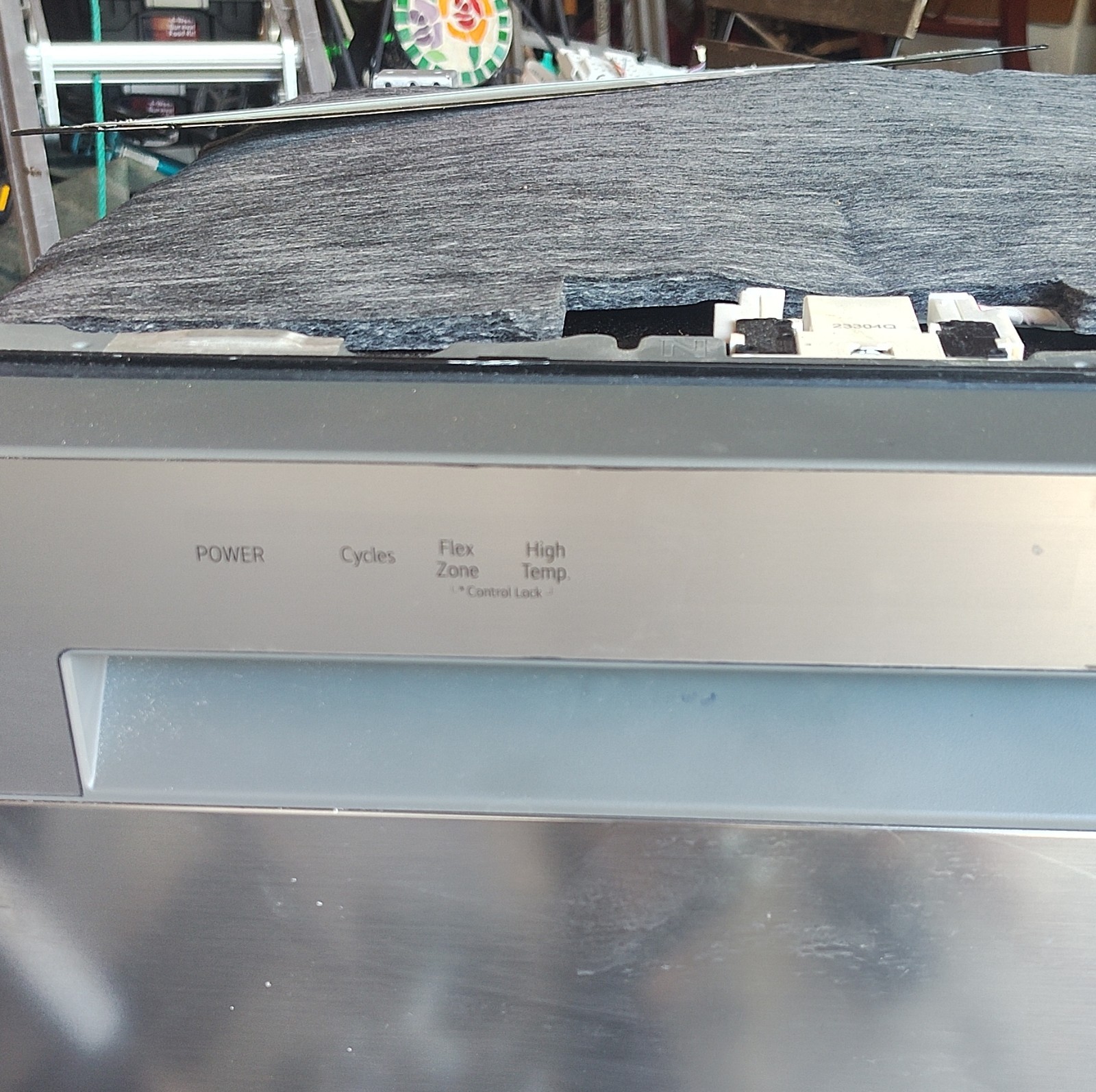 LG LDFC2423V Built-In Integrated Dishwasher Stainless Steel Extra Dry Flex Zone 2