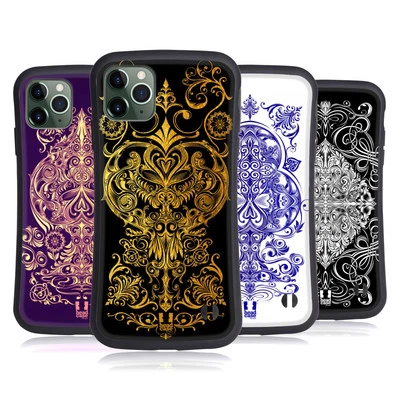HEAD CASE LUXURIOUS ORNAMENTS HYBRID CASE FOR APPLE iPHONES PHONES - Image 1 of 4