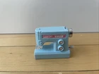 Vintage Barbie Macau BLUE WIND UP SEWING MACHINE Doll Toy Accessory Works!