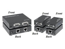 VGAEXTX2 VGA 1x2 Extender Tx/Rx over CAT5e/6 with Audio up to 1000ft 300m 