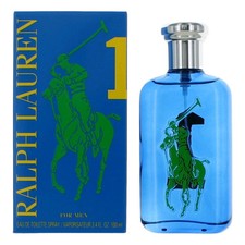 Polo Big Pony Blue 1 by Ralph Lauren, 3.4 oz Eau De Toilette Spray for Men