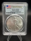 2025-W AMERICAN SILVER EAGLE 🦅 FIRST STRIKE PCGS MS69 - STRUCK AT WEST POINT