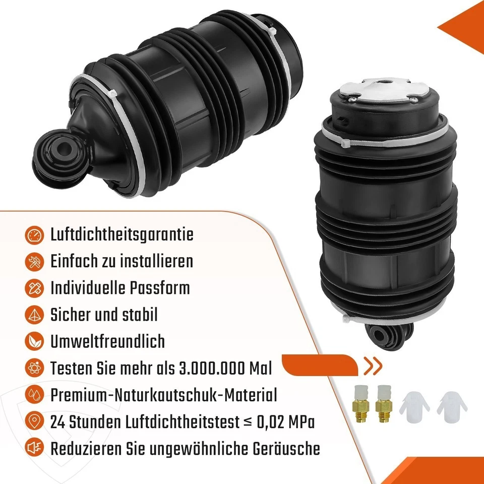 Luftfederung Luftfederbalg Für Mercedes E W211 S211 Hinten L+R 2113200925 2pin - Bild 3 von 4