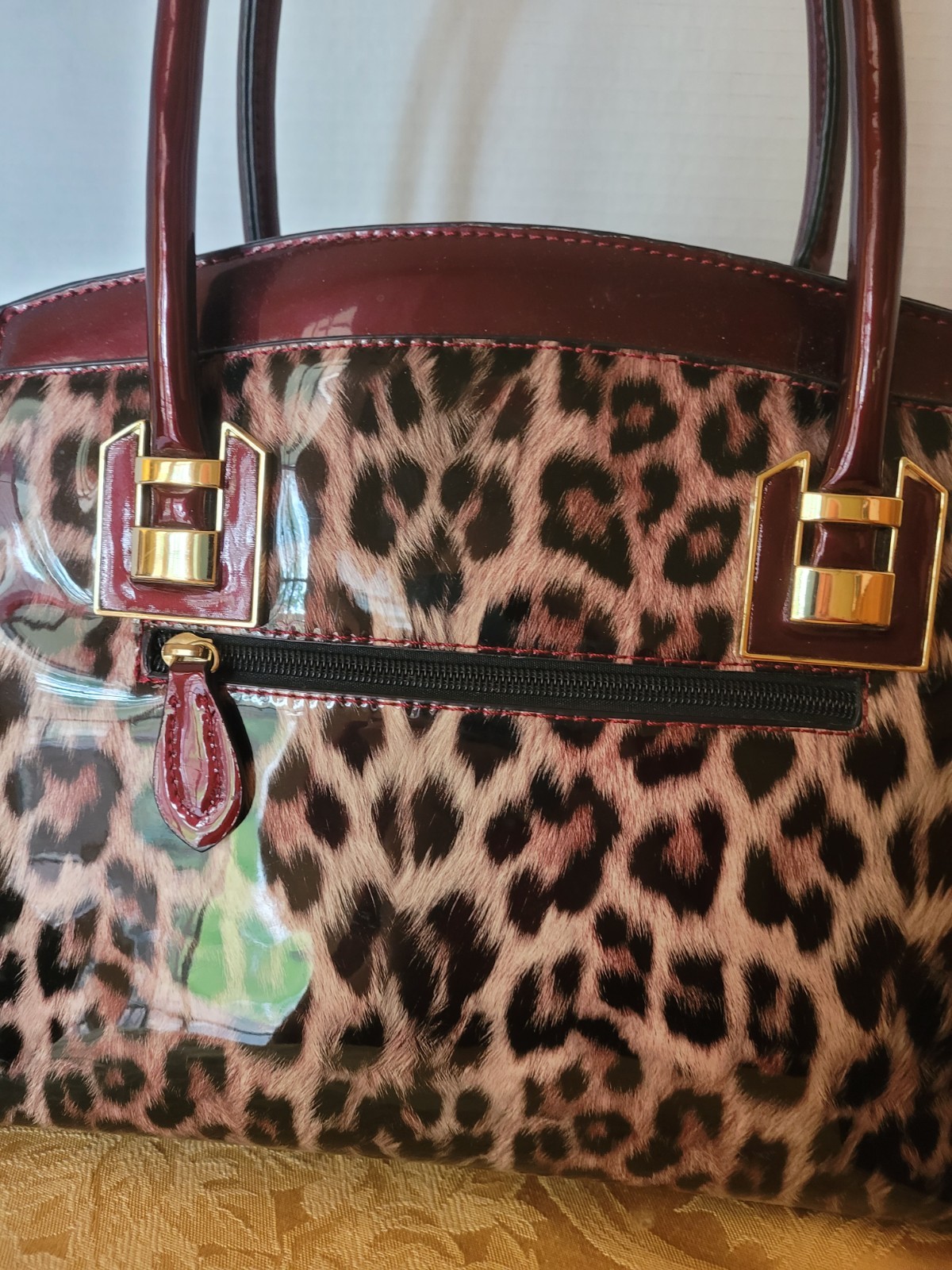 GORGEOUS!    Ameri Mode Hand Bag - Leopard Print … - image 2