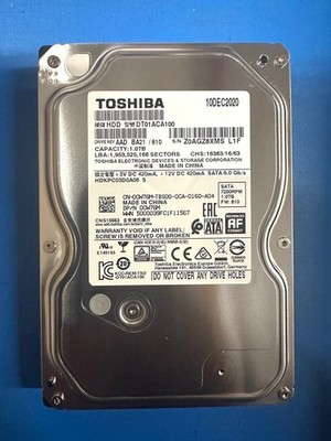 Toshiba DT01ACA100 1TB SATA Hard Drive